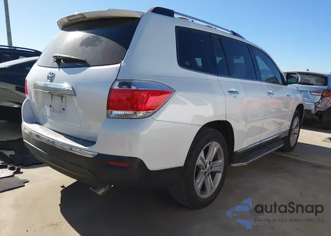 2013 Toyota Highlander Limited V6 z USA, uszkodzony, nr VIN 5TDYK3EH9DS131170